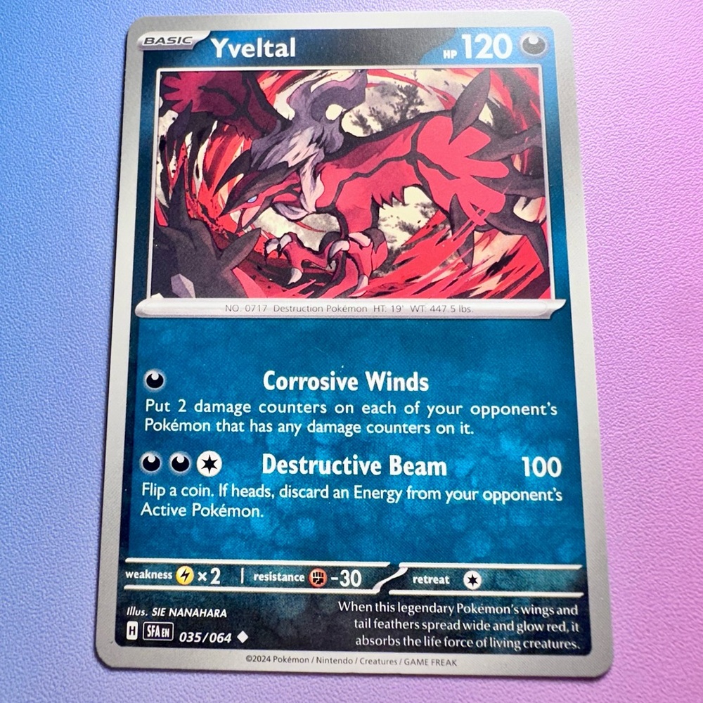 yveltal - 035/064 (uncommon) — pokemon: shrouded fable